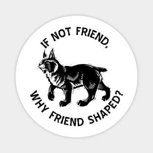 If not friend, why friend shaped? Magnet